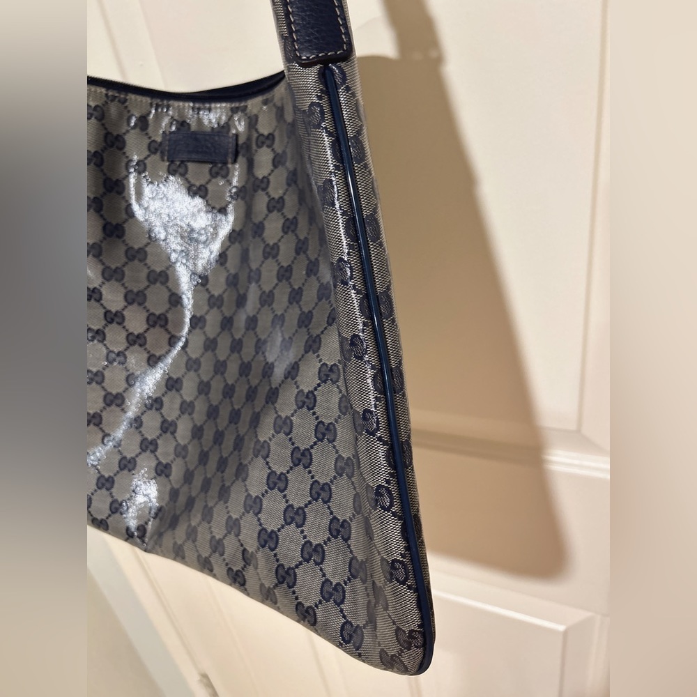 Gucci Men's Brown Crystal GG Messenger Bag - Picture 12 of 14